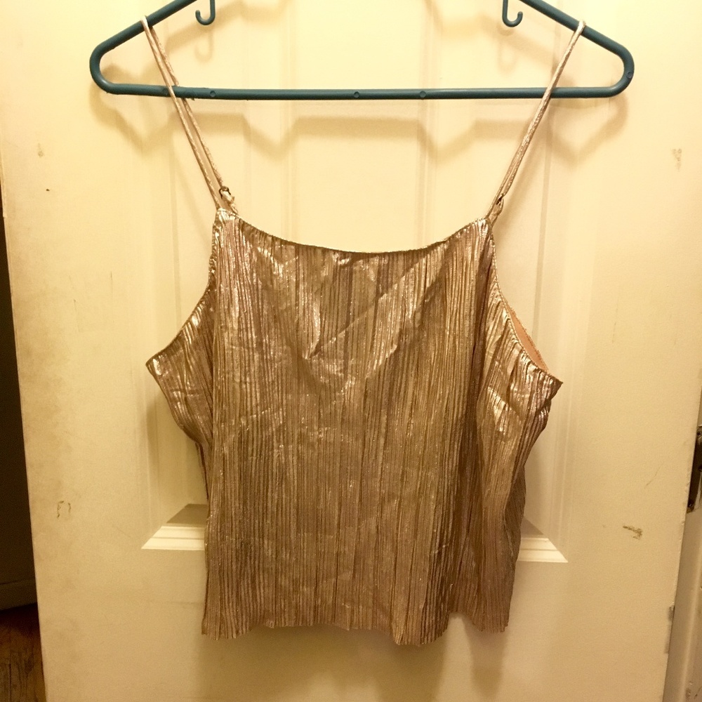 Gold Party Tank Top